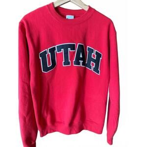 Utah University Champion Crewneck Sweatshirt Small